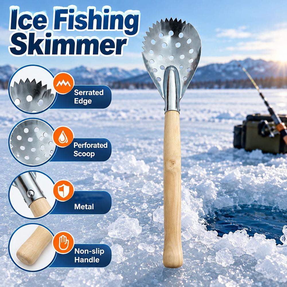 アイスフィッシング用スキューマー、スラッシュスクープ、ステン - Fishing Equipment Cheap のレビューと価格