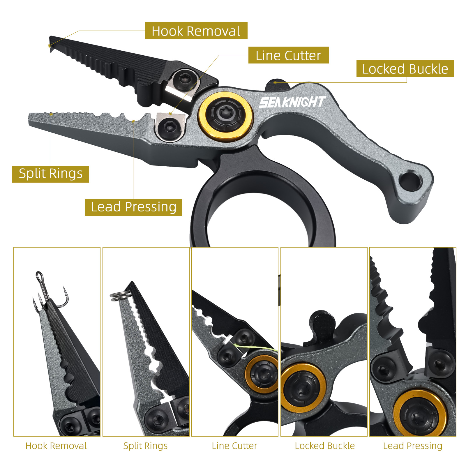 SeaKnightブランドの小型釣り用プライヤー。アウトドア - Fishing Equipment Price のレビューと価格