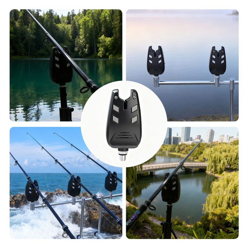 JSFUN 鯉釣り用アラーム、電子式魚の食いつき検知器、鯉釣 - Fishing Equipment Carp のレビューと価格